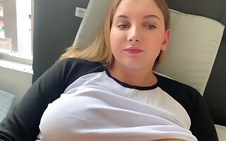 Prohibited my Big Tit Sister masturbating to the fullest extent a finally watching porn